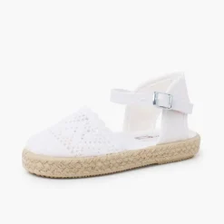 Menina Pisamonas Alpargata Croche Para Meninas Com Fivela