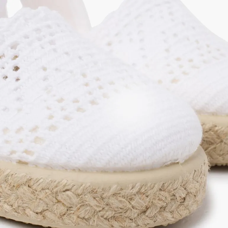 Menina Pisamonas Alpargata Croche Para Meninas Com Fivela