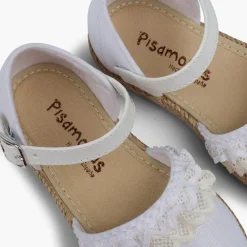 Menina Pisamonas Alpargatas Com Rendas