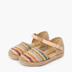 Menina Pisamonas Alpargatas Menina Rafia Multicolor