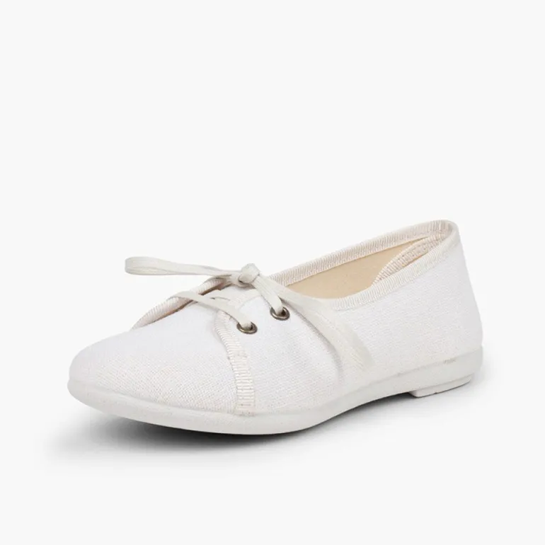 Menina Pisamonas Blucher Menina Linho Decotado