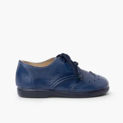 Menino Pisamonas Blucher Picotado Pele Menino