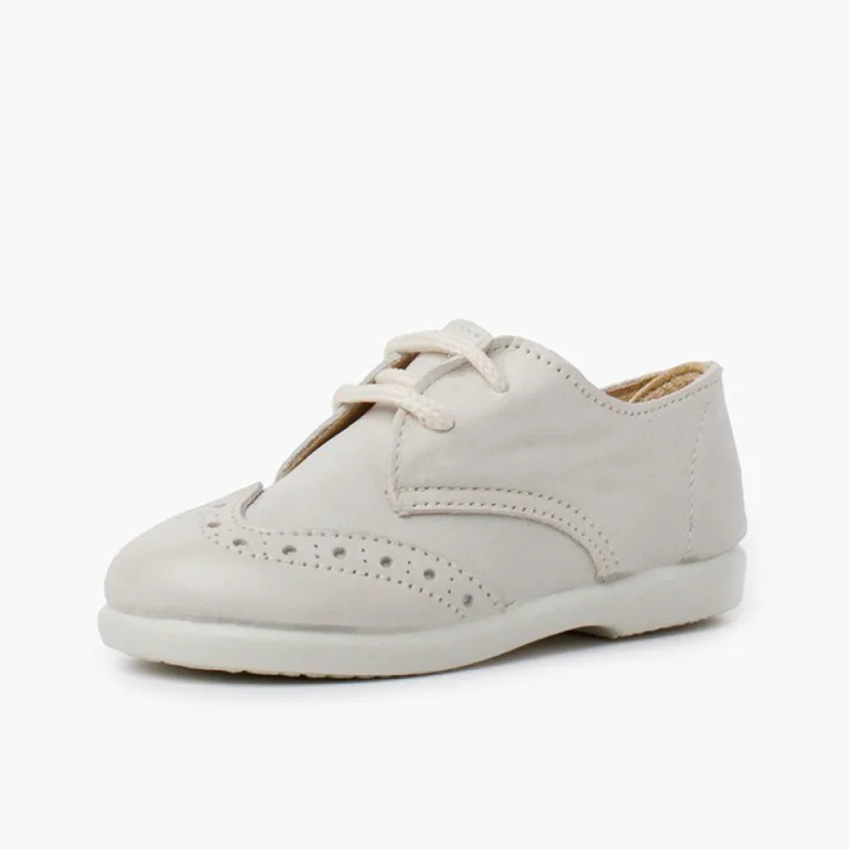 Menino Pisamonas Blucher Picotado Pele Menino