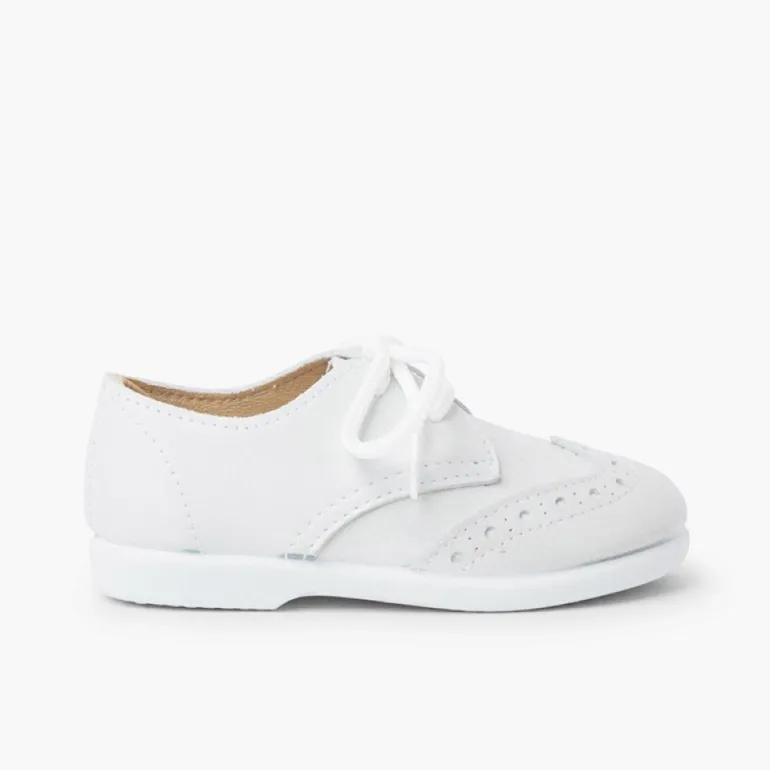Menino Pisamonas Blucher Picotado Pele Menino