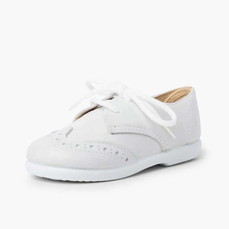Menino Pisamonas Blucher Picotado Pele Menino