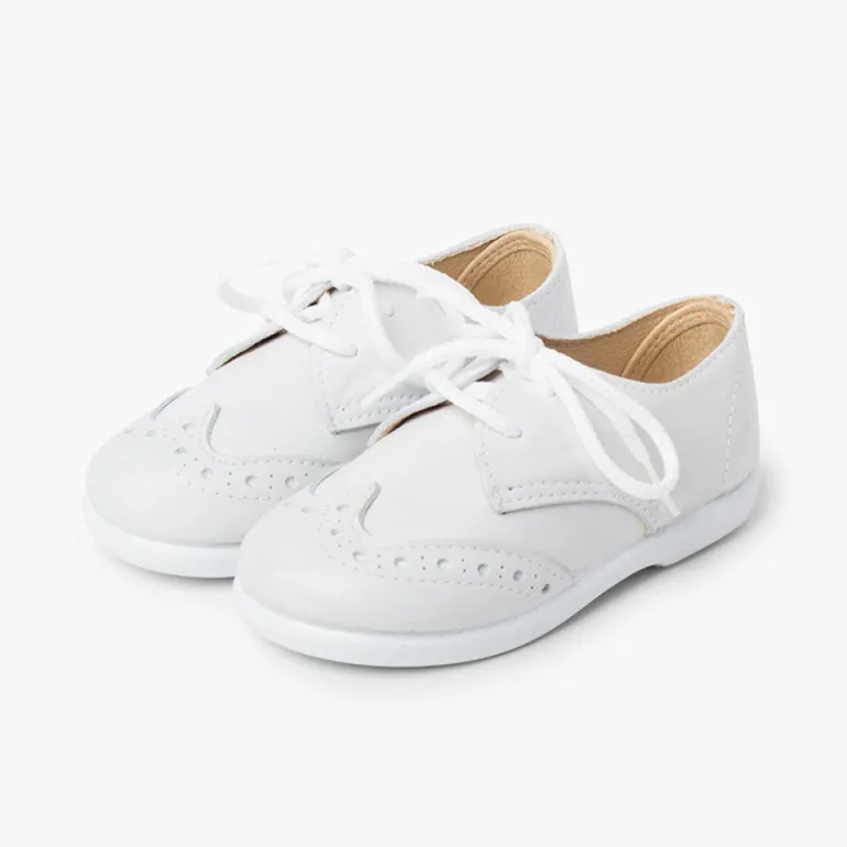 Menino Pisamonas Blucher Picotado Pele Menino