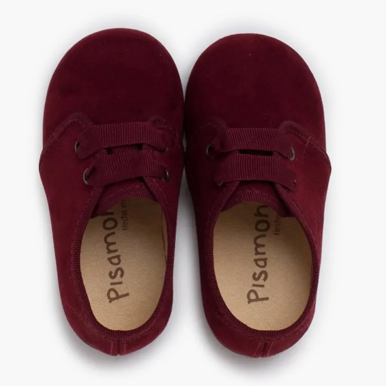 Menina Pisamonas Bluchers Tipo Camurca Atacador Gorgorao