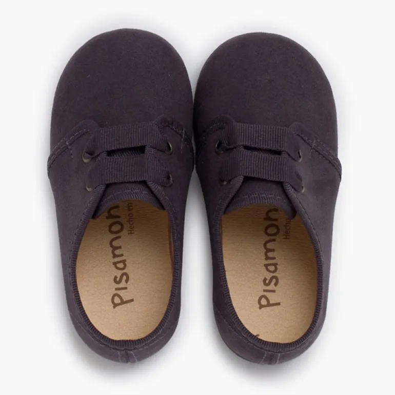 Menina Pisamonas Bluchers Tipo Camurca Atacador Gorgorao