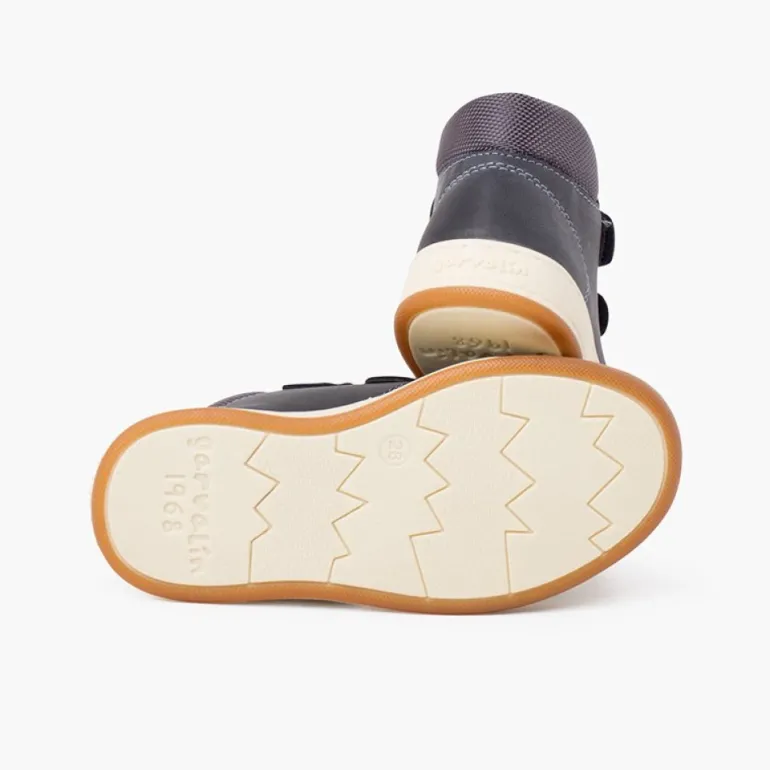 Menino Pisamonas Bota Casual Garvalin Fecho Aderente