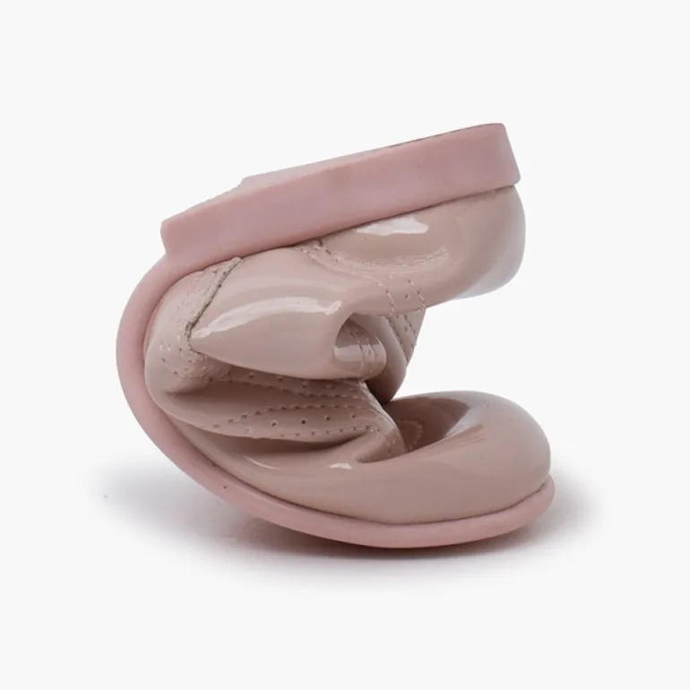 Menina Pisamonas Bota Estilo Inglês Tipo Verniz