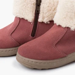 Menino Pisamonas Bota Sola Sport Fecho-Eclair E Pelo