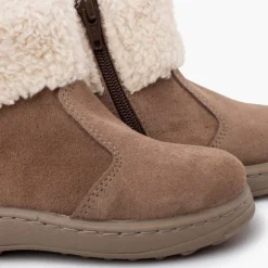 Menino Pisamonas Bota Sola Sport Fecho-Eclair E Pelo
