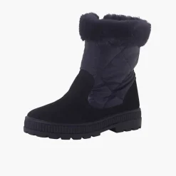 Menina Pisamonas Botas Acolchoadas Rebordo Pelinho
