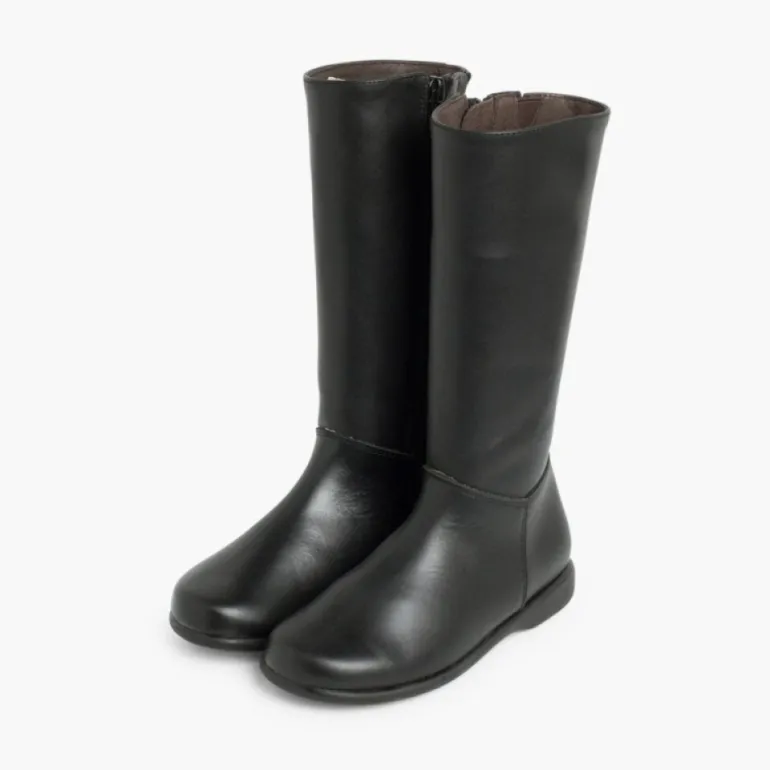 Menina Pisamonas Botas Altas Pele Lisas