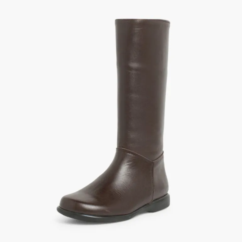 Menina Pisamonas Botas Altas Pele Lisas