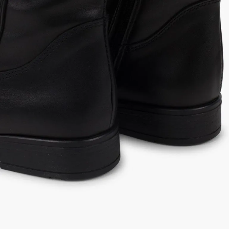 Menina Pisamonas Botas Altas Pele Menina E Mulher Cano Largo