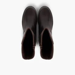 Menina Pisamonas Botas Altas Pele Menina E Mulher Cano Largo