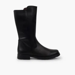 Menina Pisamonas Botas Altas Pele Menina E Mulher Cano Largo