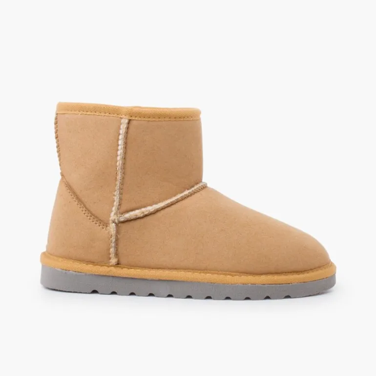 Menino Pisamonas Botas Baixas Tipo Australianas Mulher E Criancas