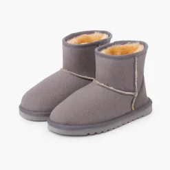 Menino Pisamonas Botas Baixas Tipo Australianas Mulher E Criancas