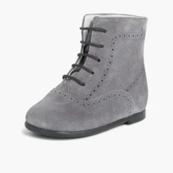 Menino Pisamonas Botas Camurca Atacadores