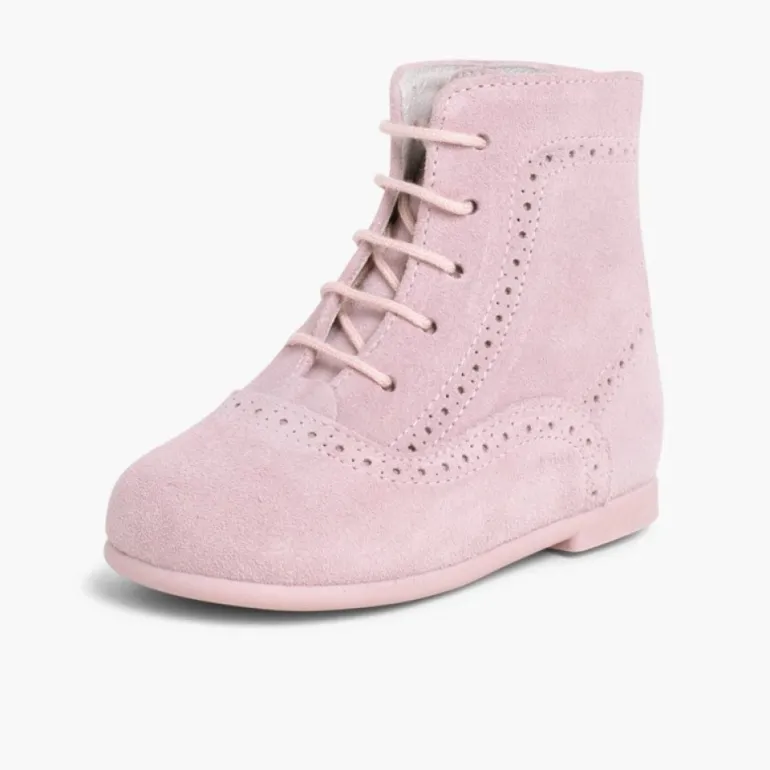 Menino Pisamonas Botas Camurca Atacadores