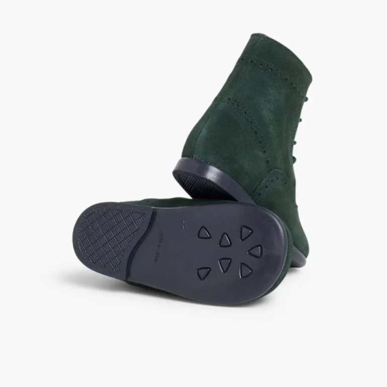 Menino Pisamonas Botas Camurca Atacadores