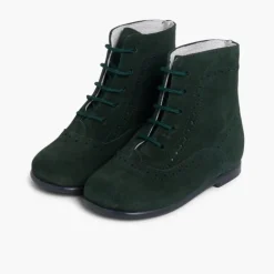 Menino Pisamonas Botas Camurca Atacadores