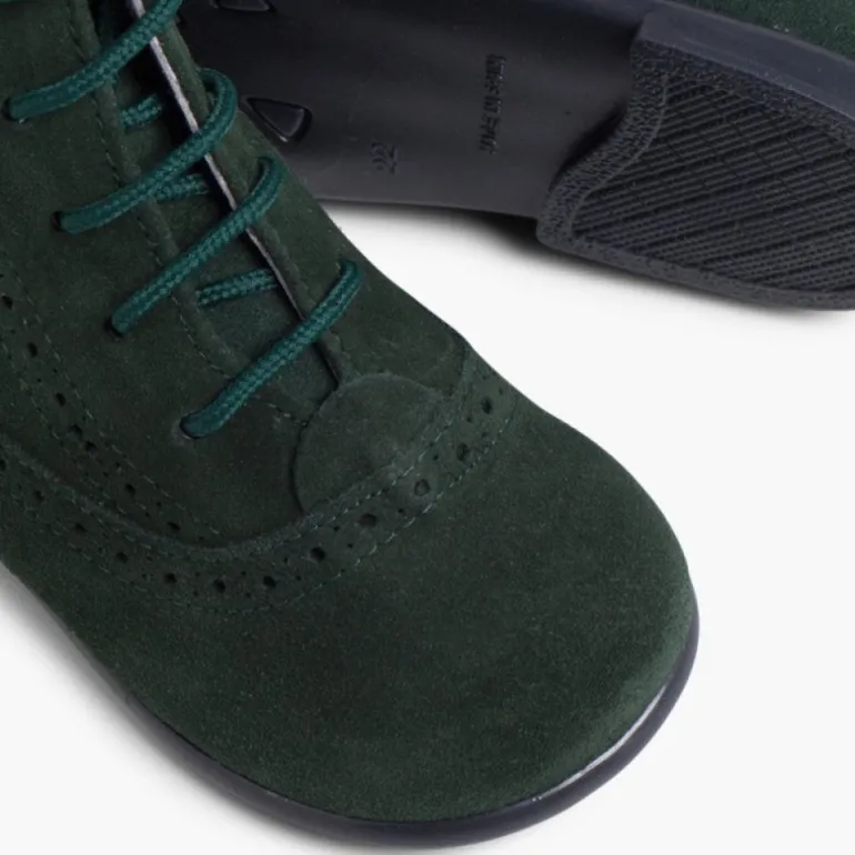 Menino Pisamonas Botas Camurca Atacadores