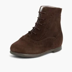 Menino Pisamonas Botas Camurca Atacadores