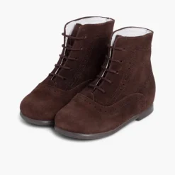Menino Pisamonas Botas Camurca Atacadores