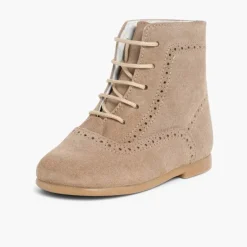 Menino Pisamonas Botas Camurca Atacadores