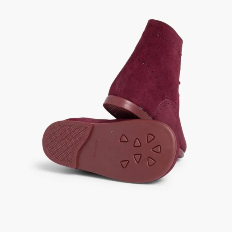 Menino Pisamonas Botas Camurca Atacadores