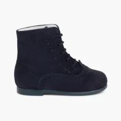 Menino Pisamonas Botas Camurca Atacadores