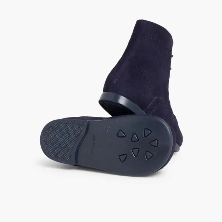 Menino Pisamonas Botas Camurca Atacadores