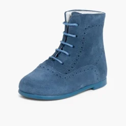 Menino Pisamonas Botas Camurca Atacadores