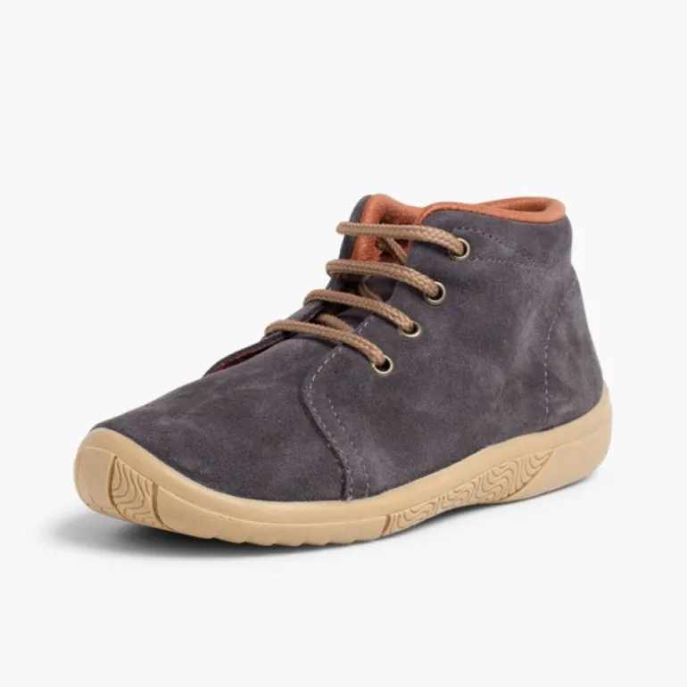 Menino Pisamonas Botas Camurca Biqueira Reforcada