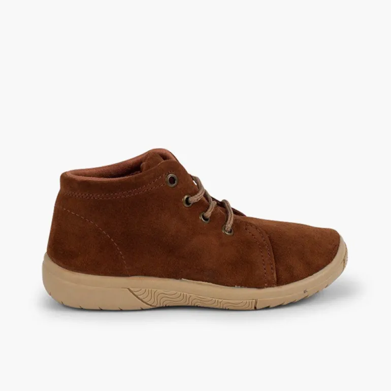 Menino Pisamonas Botas Camurca Biqueira Reforcada