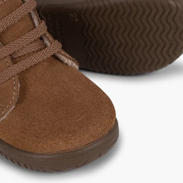 Menina Pisamonas Botas Camurca Criancas Atacadores Intercambiaveis