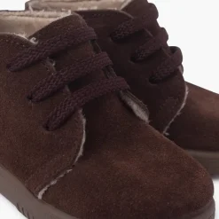 Menina Pisamonas Botas Camurca Criancas Atacadores Intercambiaveis