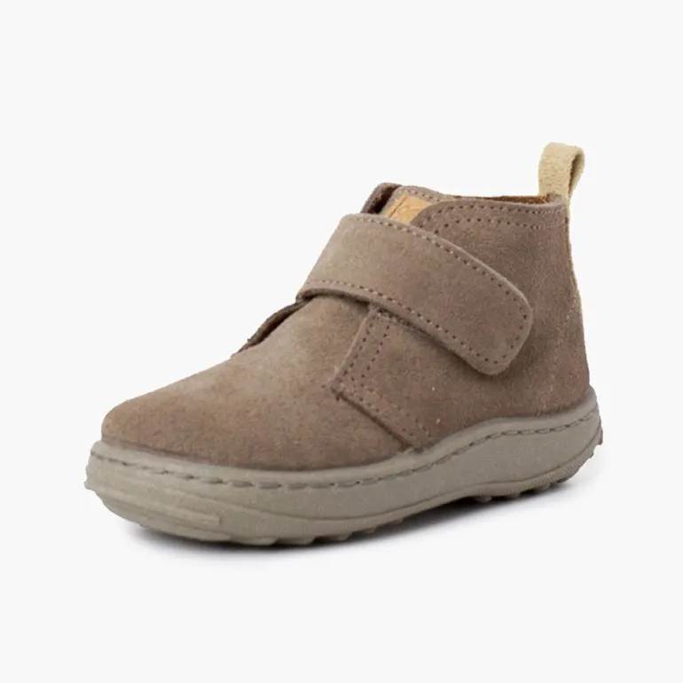 Menino Pisamonas Botas Camurca Criancas Sola Sport Tira Aderente