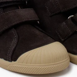 Menina Pisamonas Botas Camurca Dupla Tira Aderente