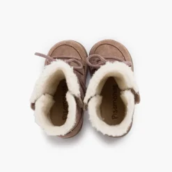 Menina Pisamonas Botas Cano Felpudo Fecho Aderente