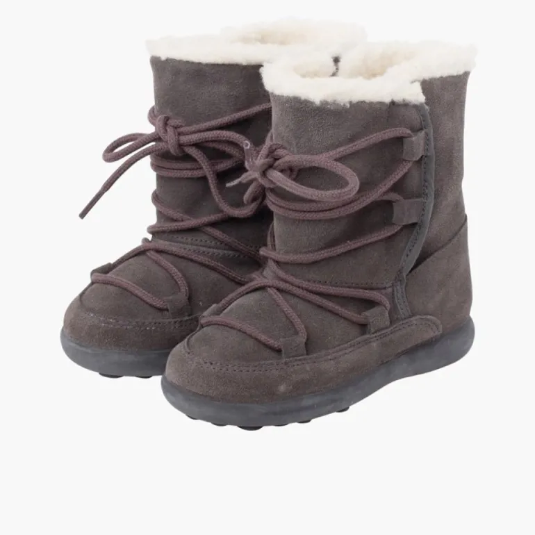 Menina Pisamonas Botas Cano Felpudo Fecho Aderente