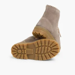 Menina Pisamonas Botas Com Pompons Camurca Menina