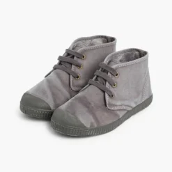 Menina Pisamonas Botas Crianca Com Atacadores Inverno