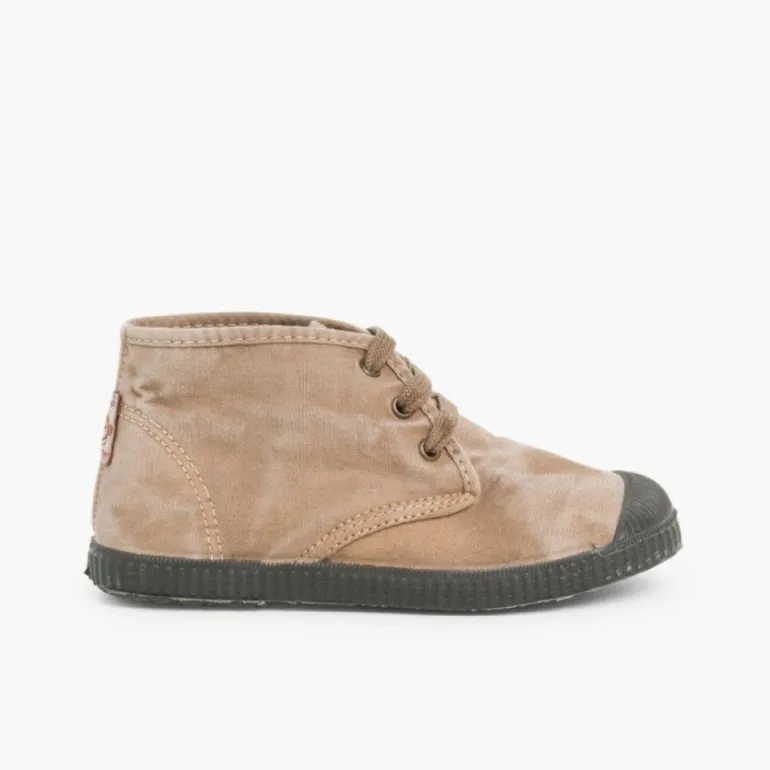 Menina Pisamonas Botas Crianca Com Atacadores Inverno