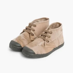 Menina Pisamonas Botas Crianca Com Atacadores Inverno