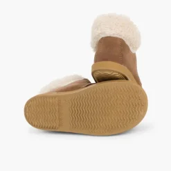 Menino Pisamonas Botas Crianca Rebordo Tipo Pelo