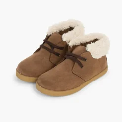 Menino Pisamonas Botas Crianca Rebordo Tipo Pelo
